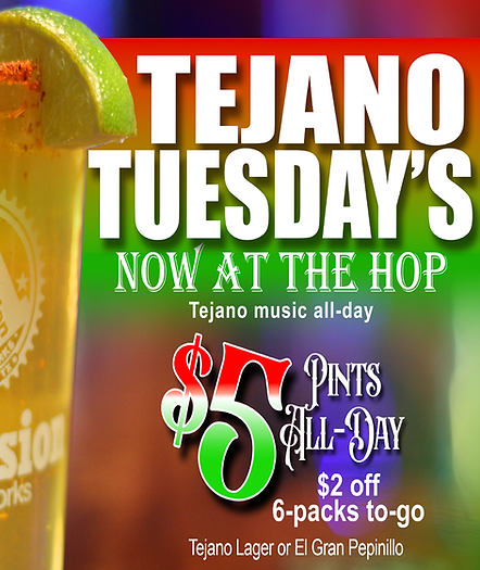 Tejano Tuesday at The Hop